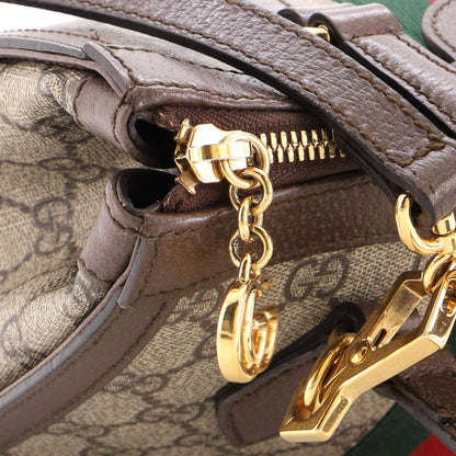 Ophidia Top Handle Tote GG Coated Canvas Small