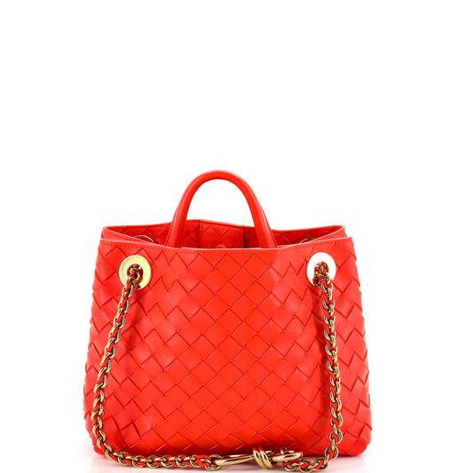 Andiamo Top Handle Bag Intrecciato Nappa Small