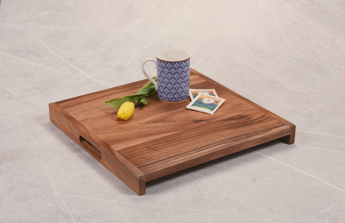 Kalmar Home Serving Tray - Square - Solid Bottom