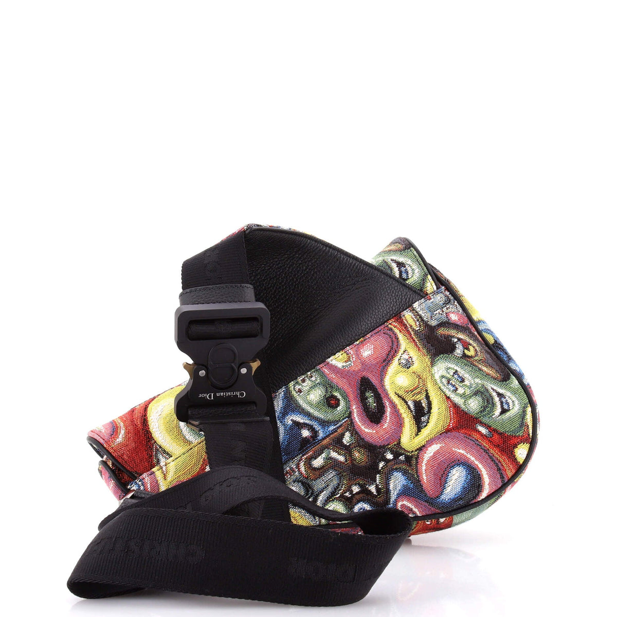 Kenny Scharf Saddle Crossbody Bag Jacquard