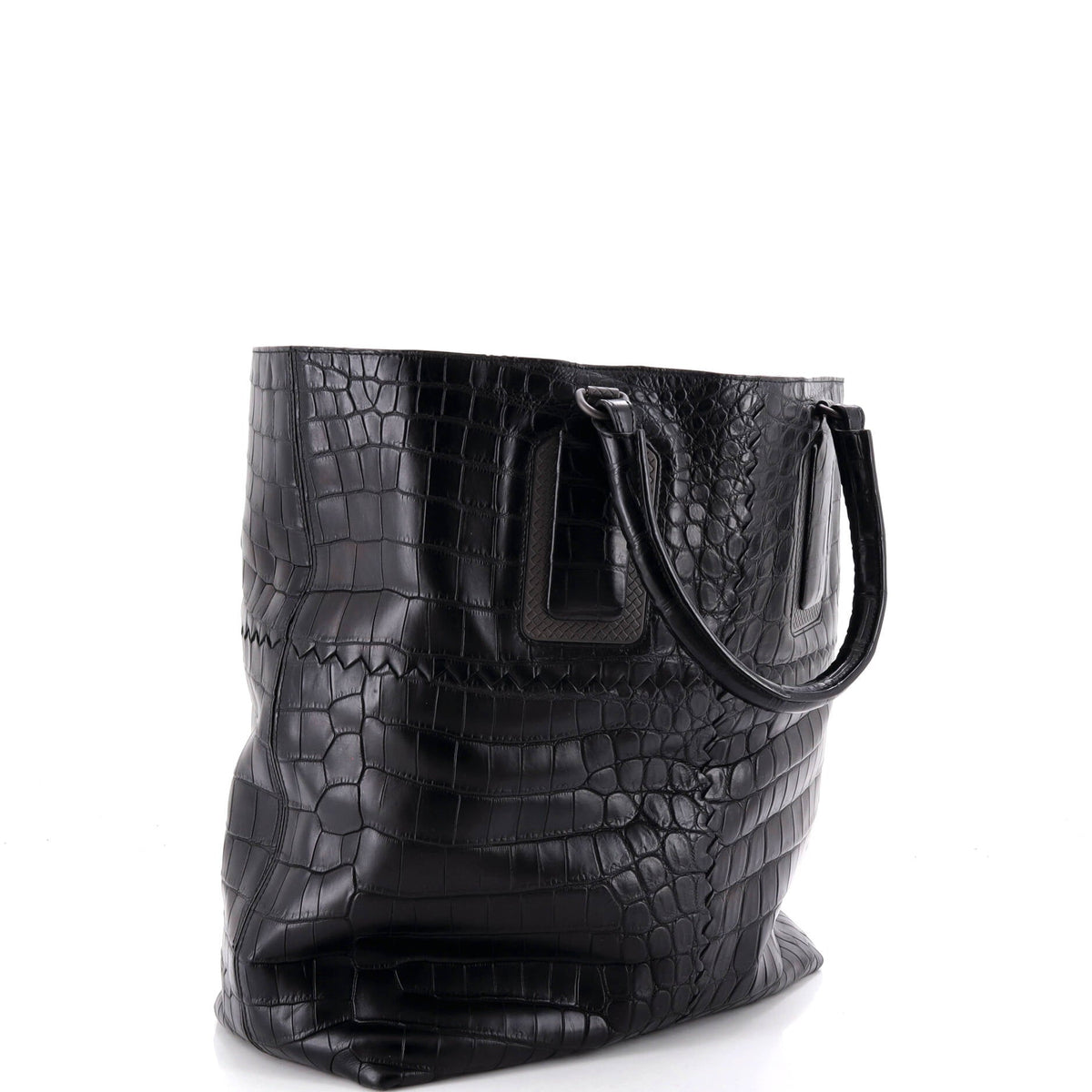 Open Tote Crocodile Medium