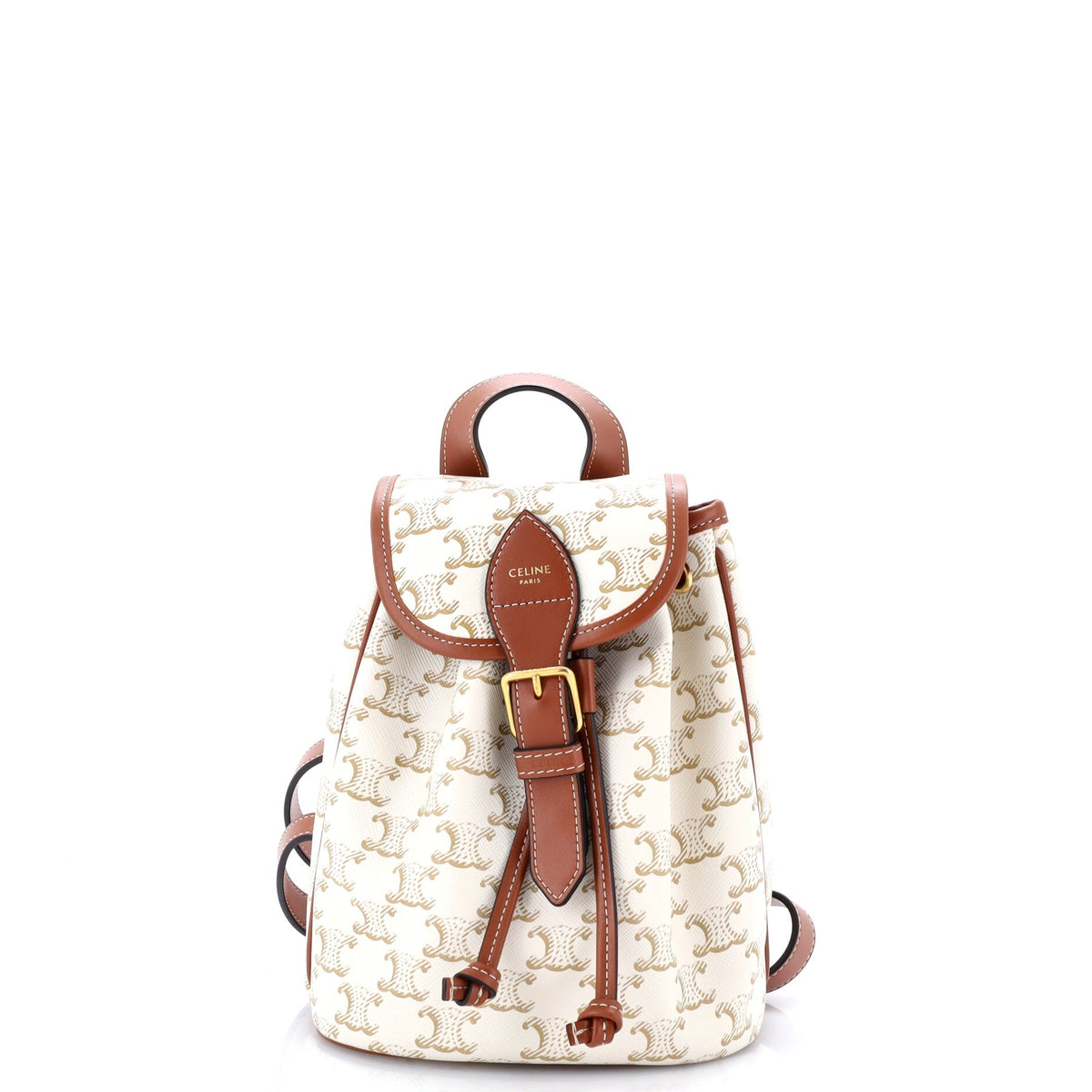 Folco Backpack Triomphe Coated Canvas Mini