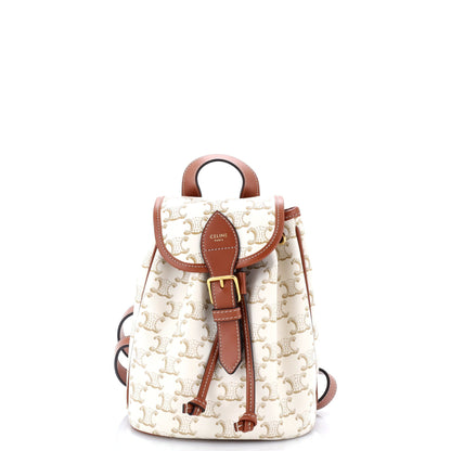 Folco Backpack Triomphe Coated Canvas Mini