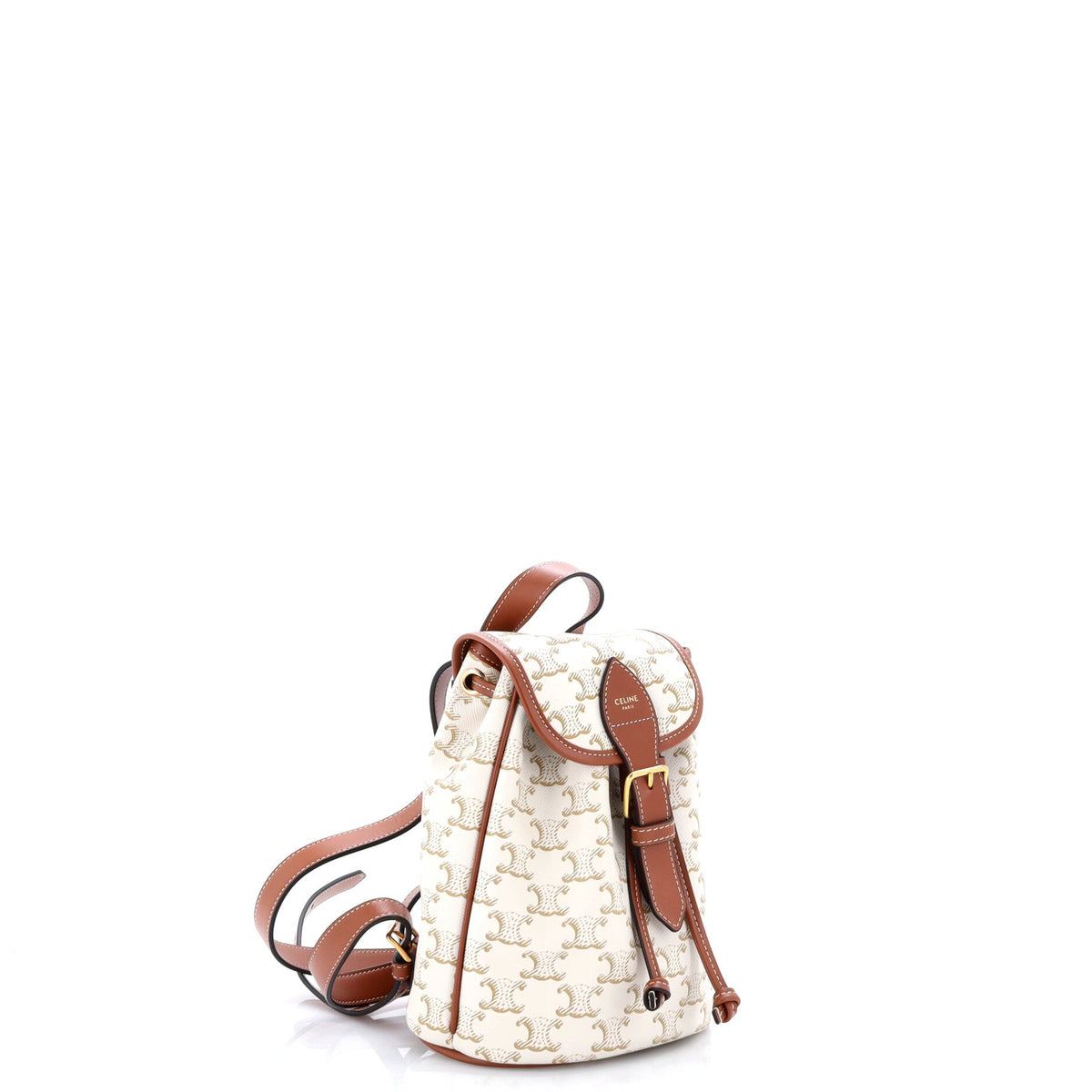 Folco Backpack Triomphe Coated Canvas Mini
