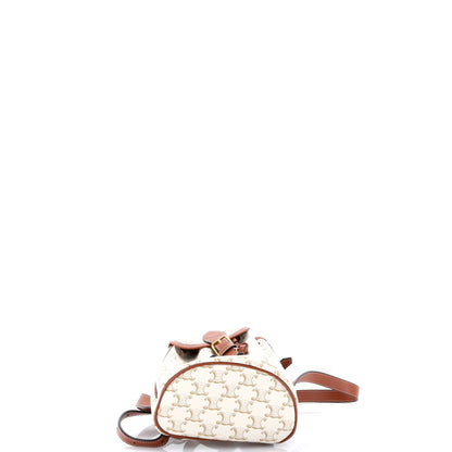 Folco Backpack Triomphe Coated Canvas Mini