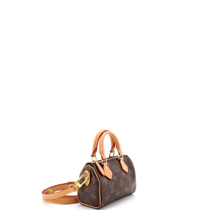 Speedy Bandouliere NM Bag Monogram Canvas Nano