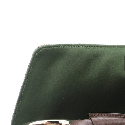 Horsebit NM Web Chain Clutch GG Canvas Medium