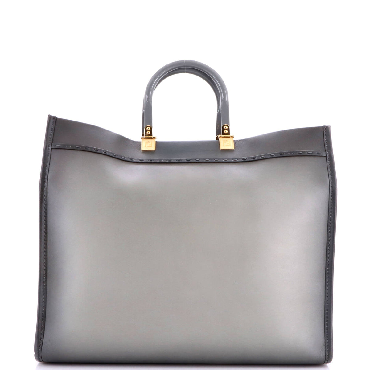 Sunshine Shopper Tote Leather Large