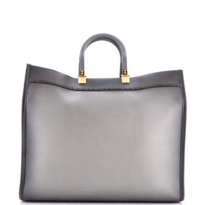 Sunshine Shopper Tote Leather Large