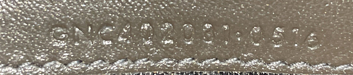 Classic Monogram Wallet on Chain Crocodile Embossed Leather Small