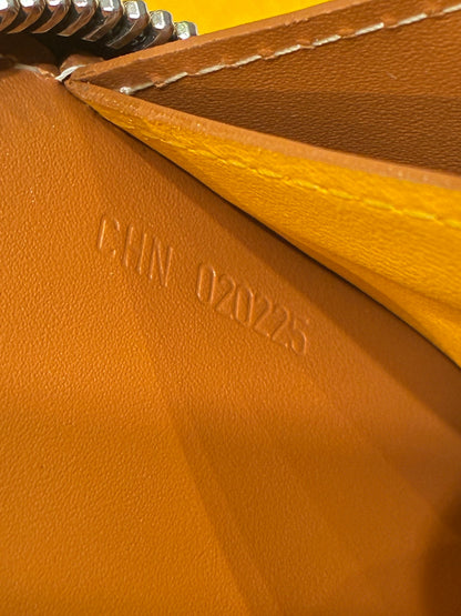 Matignon Zip Wallet Coated Canvas with Leather