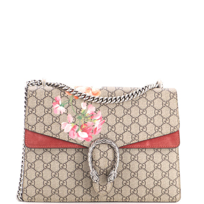 Dionysus Bag Blooms Print GG Coated Canvas Medium