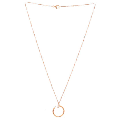 Juste un Clou Pendant Necklace 18K Rose Gold with Diamonds