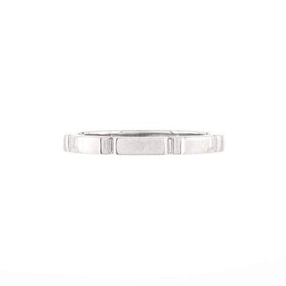 Maillon Panthere Band Ring 18K White Gold