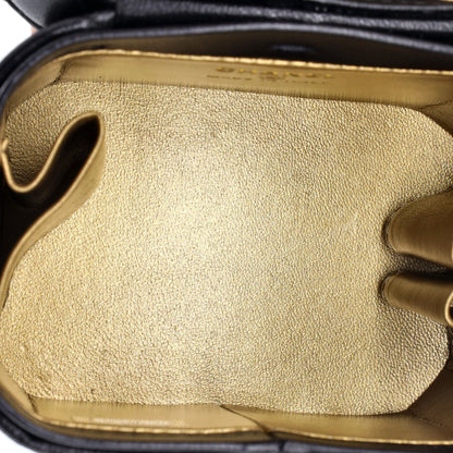 CC Turnlock Box Vanity Case with Chain Quilted Lambskin Mini