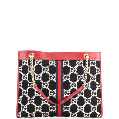 Rajah Chain Tote GG Tweed Large
