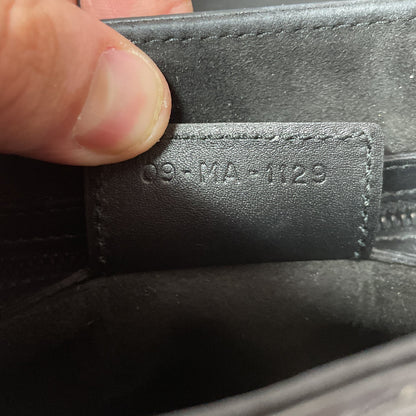 Saddle Handbag Oblique Embossed Calfskin Medium