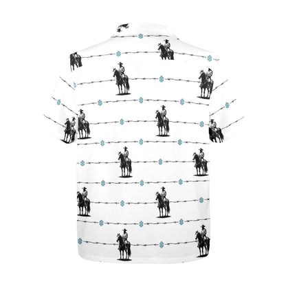 Baha Ranch Saddle Up Western Hawaiian Shirt Made in America