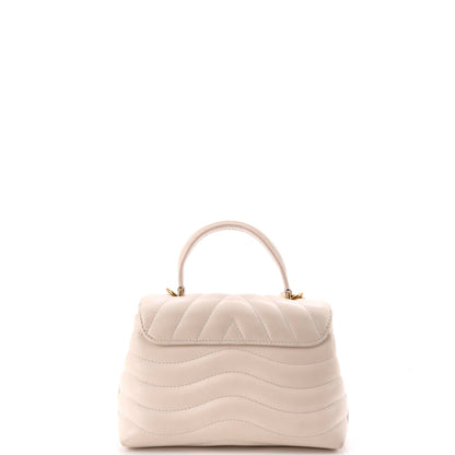 New Wave Hold Me Top Handle Bag Quilted Leather