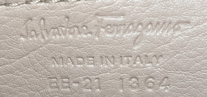 Trifolio Tote Gancini Embossed Leather Large