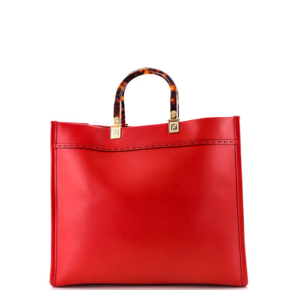 Sunshine Shopper Tote Leather Medium