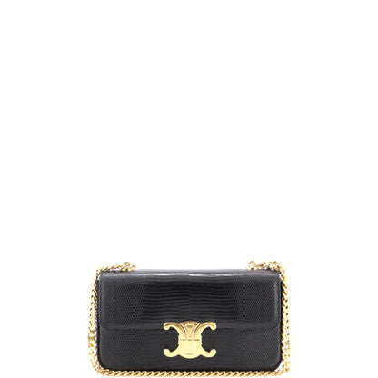 Claude Chain Shoulder Bag Lizard