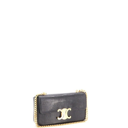 Claude Chain Shoulder Bag Lizard