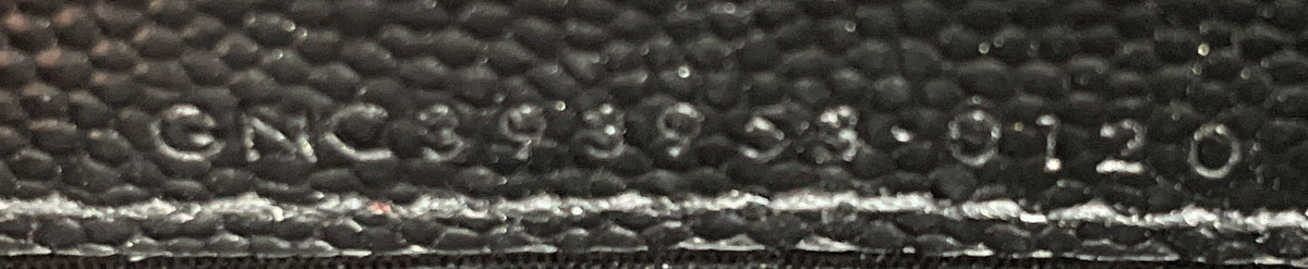Classic Monogram Wallet on Chain Matelasse Chevron Leather Small