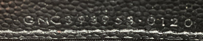 Classic Monogram Wallet on Chain Matelasse Chevron Leather Small