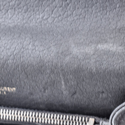 Classic Monogram College Bag Matelasse Chevron Leather Medium