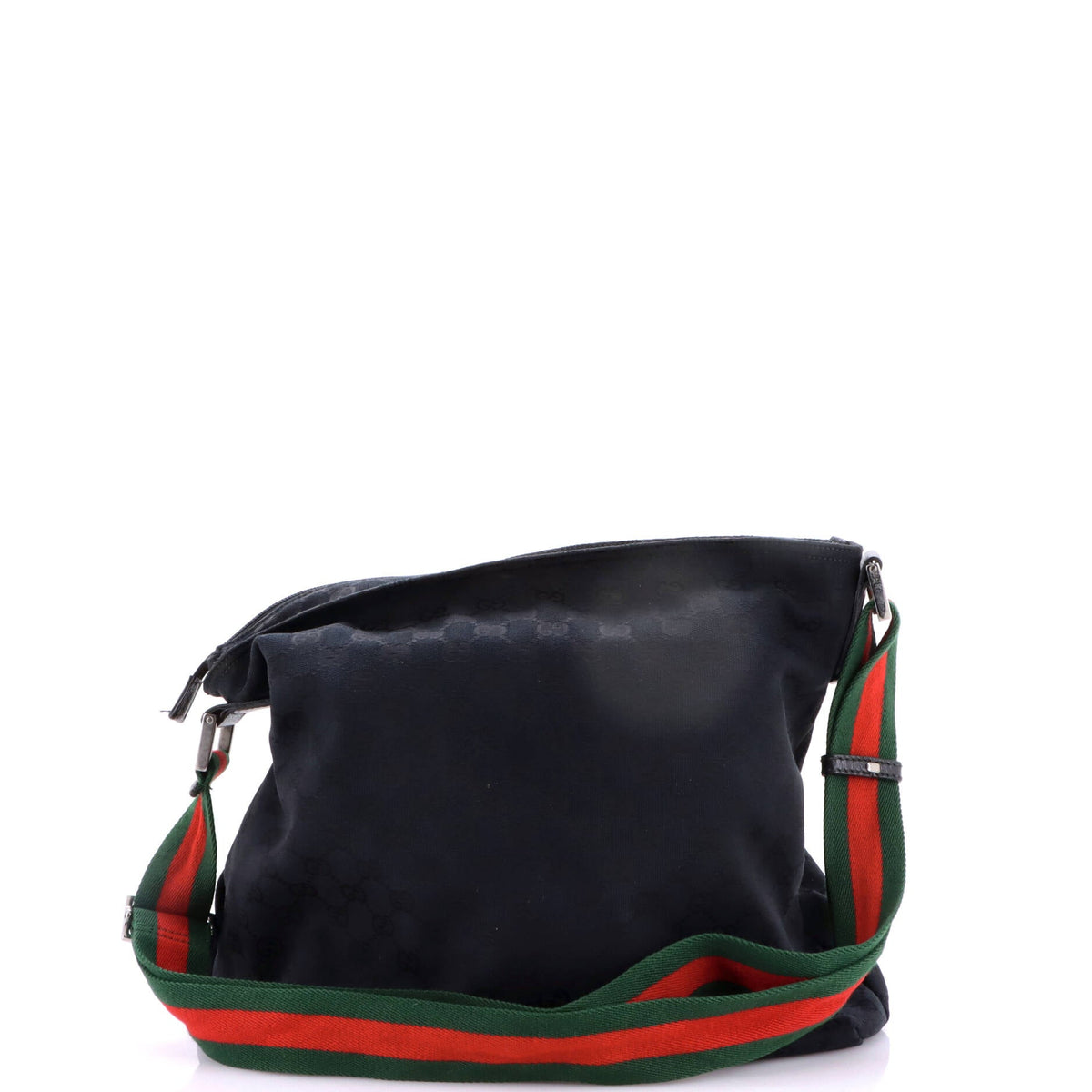 Front Pocket Web Messenger GG Canvas Medium