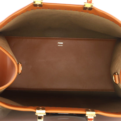 Sunshine Shopper Tote Leather Large