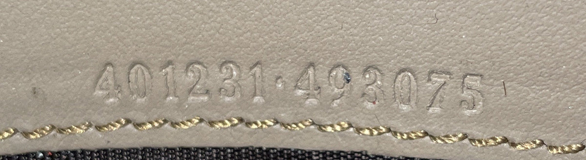 Dionysus Chain Wallet GG Coated Canvas Small