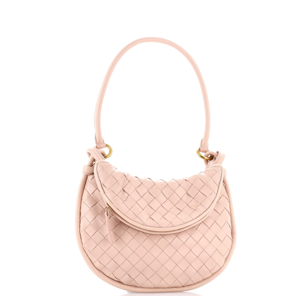 Gemelli Shoulder Bag Intrecciato Leather Small