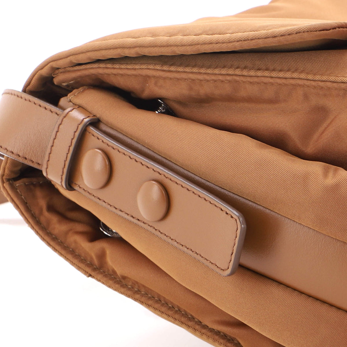 Padded Flap Shoulder Bag Re-Nylon Medium