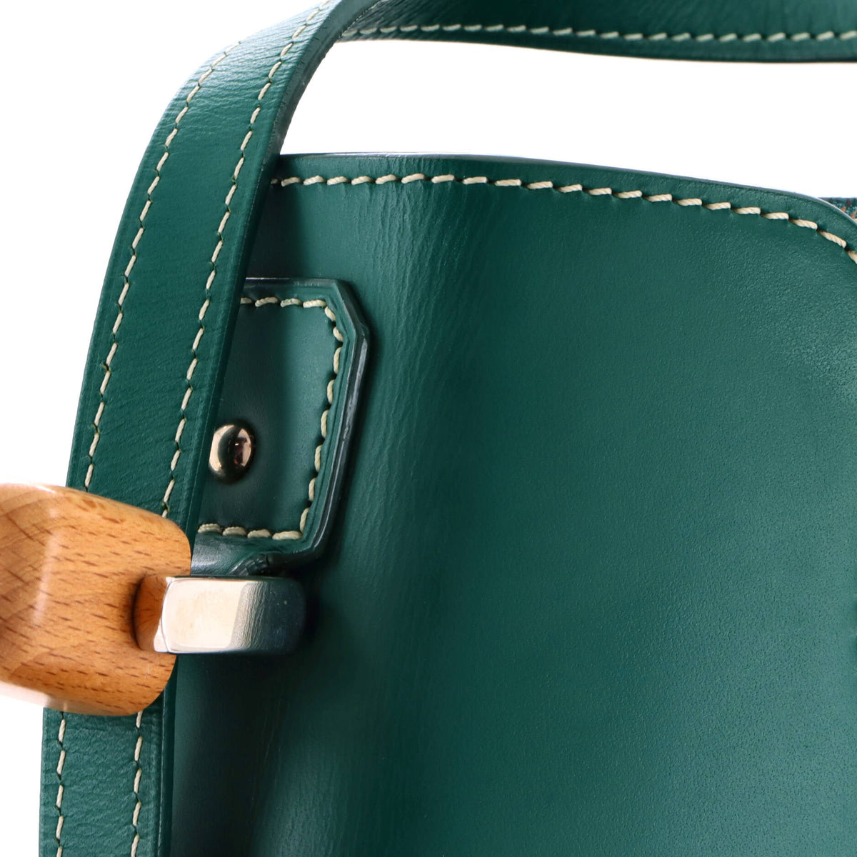 Saigon Top Handle Bag Coated Canvas with Leather PM