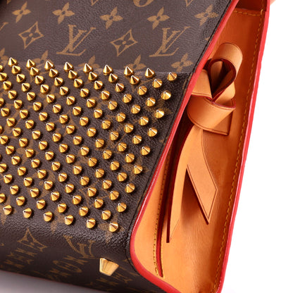 x Christian Louboutin Shopping Bag Calf Hair and Monogram Canvas