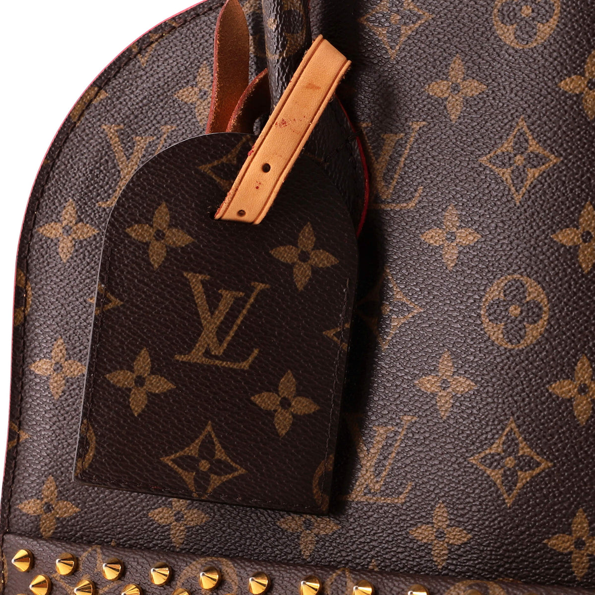 x Christian Louboutin Shopping Bag Calf Hair and Monogram Canvas