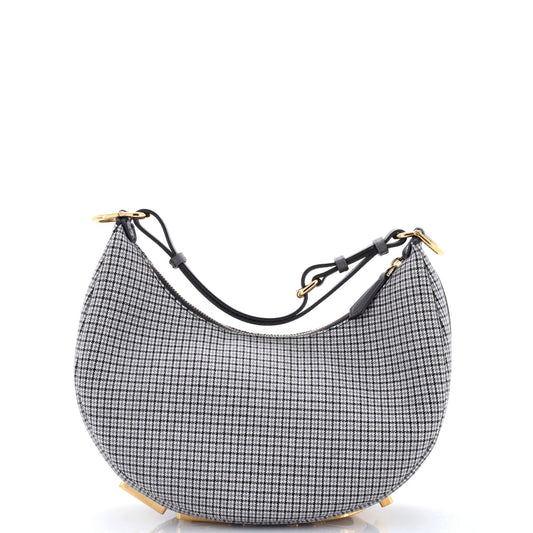 Fendigraphy Bag Houndstooth Wool Small