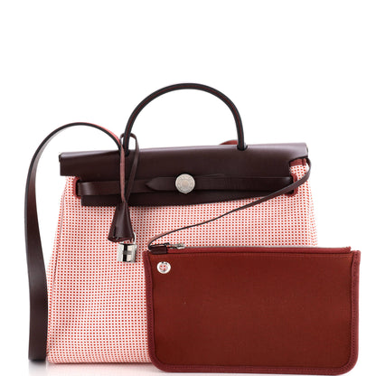 Herbag Zip Criss Viking Toile and Leather 31