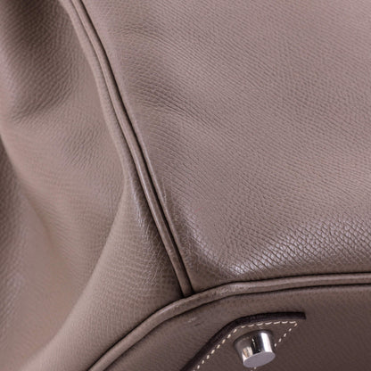 HAC Birkin Bag Etoupe Epsom with Palladium Hardware 36