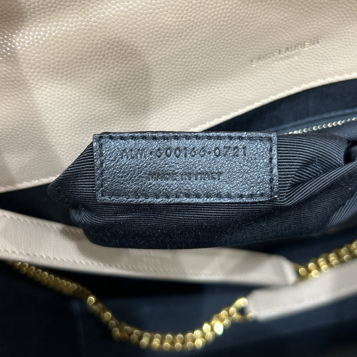 Classic Monogram Envelope Satchel Mixed Matelasse Leather Large