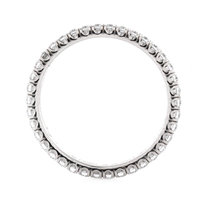 Etincelle de Cartier Eternity Wedding Band Ring 18K White Gold and Diamonds 2mm
