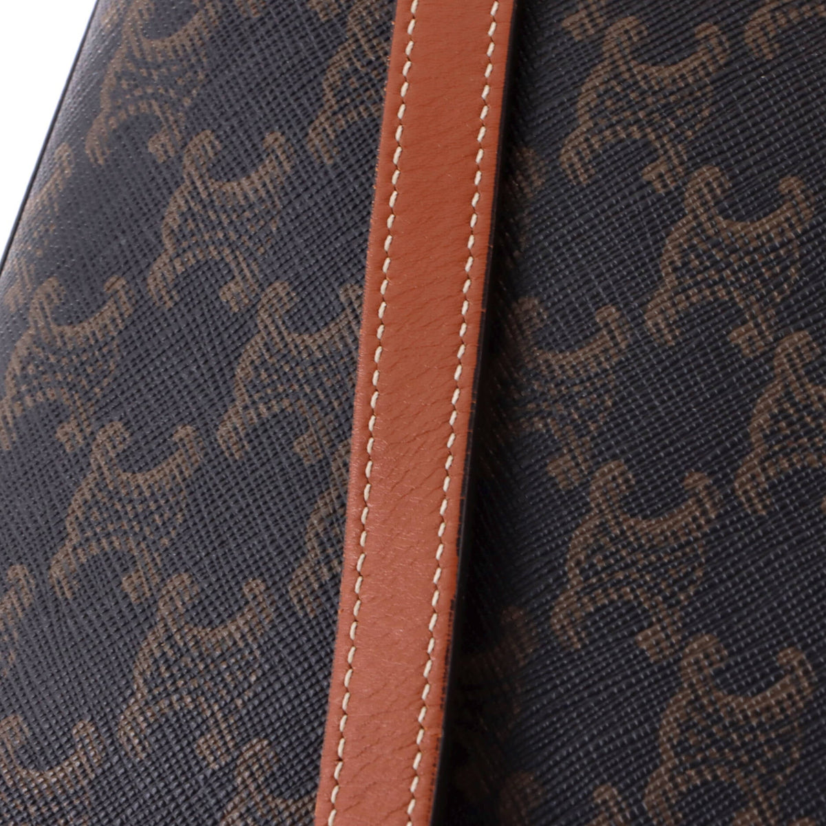 Vertical Cabas Tote Triomphe Coated Canvas Small