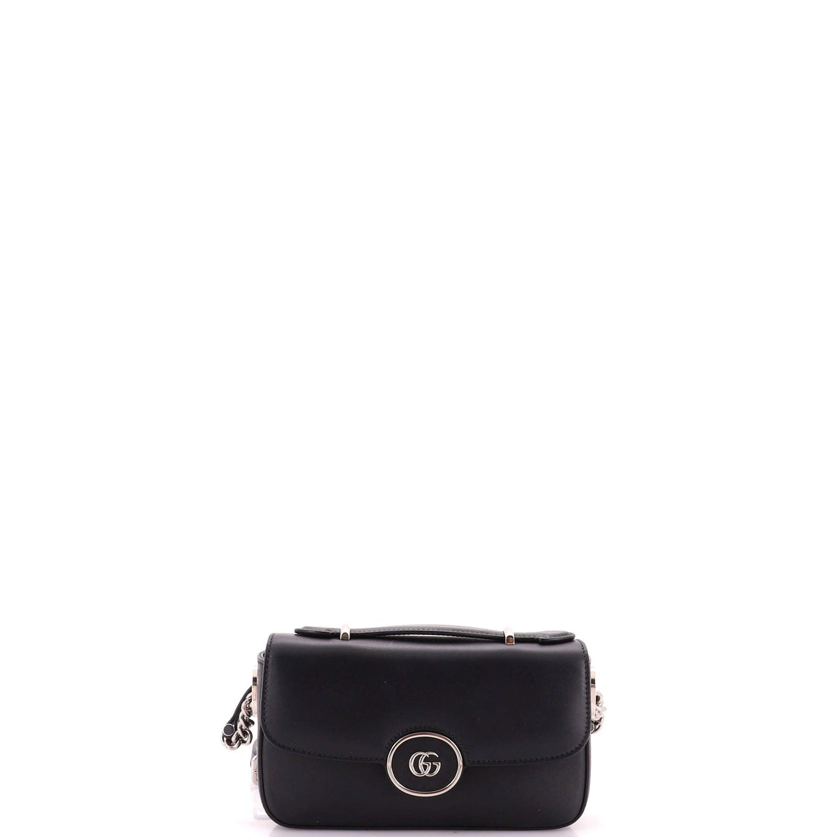 Petite GG Flap Shoulder Bag Leather Mini