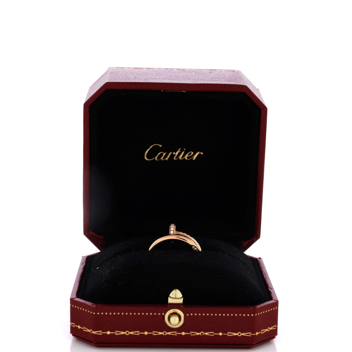 Juste un Clou Ring 18K Rose Gold and Diamonds