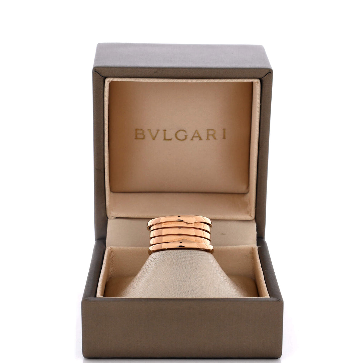 B.Zero1 Three Band Ring 18K Rose Gold