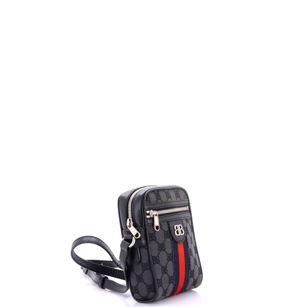 x Gucci The Hacker Project Zip Messenger Bag BB Canvas Mini