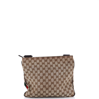 Front Pocket Messenger Bag GG Canvas Medium