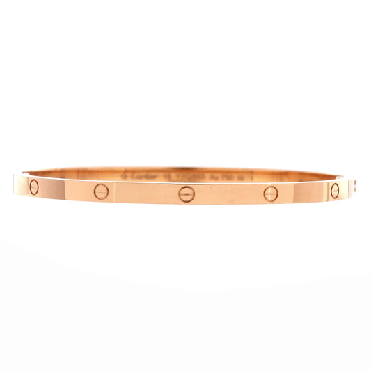 Love Bracelet 18K Rose Gold Small 19